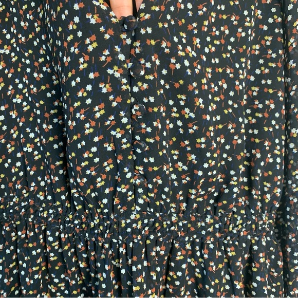 Madewell Georgette Button-Front Mini Dress - Picture 7 of 12